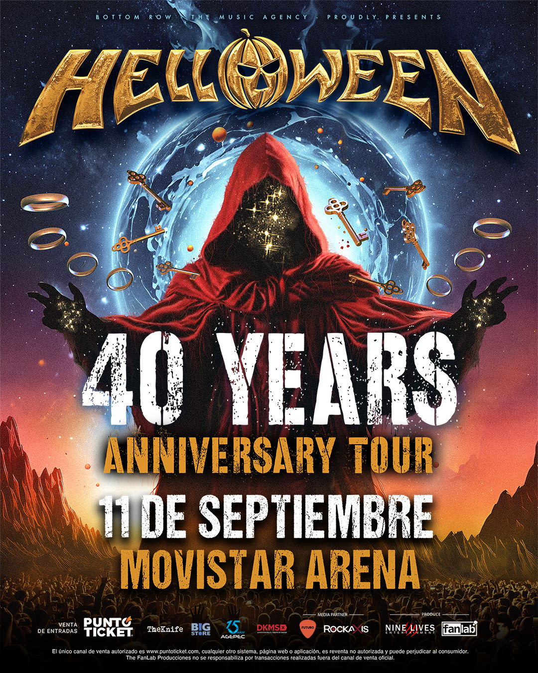 Celebrando 40 años: Helloween confirma nueva visita a Chile